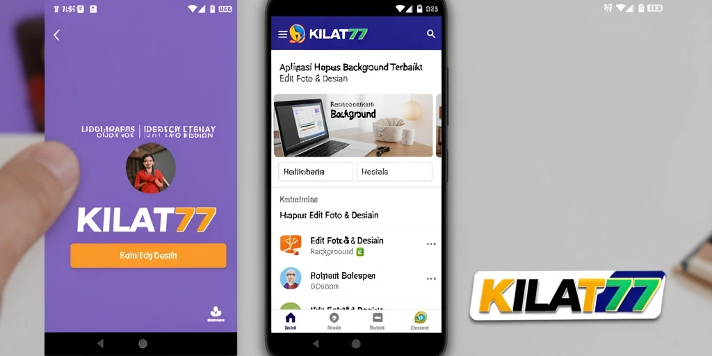 Screenshot antarmuka KILAT77 menampilkan fitur penghapusan latar belakang yang intuitif.