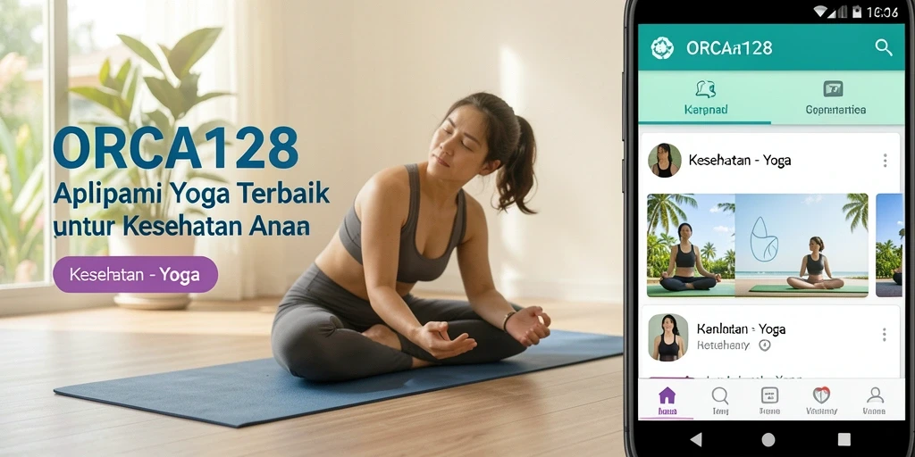 Tampilan antarmuka ORCA128 yang sederhana dan informatif untuk latihan Yoga.