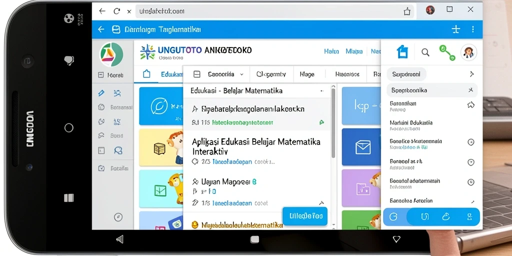 Tampilan antarmuka UNGUTOTO yang interaktif dan menarik.